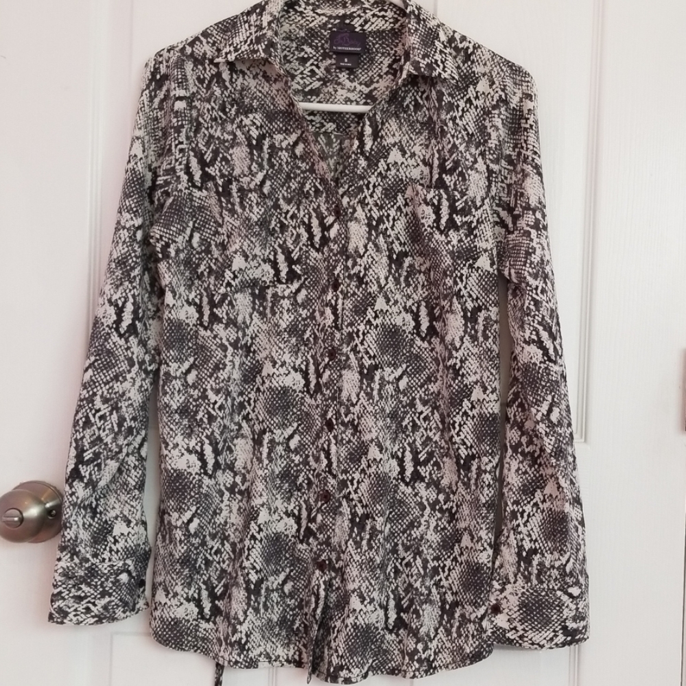 Maternity button down shirt